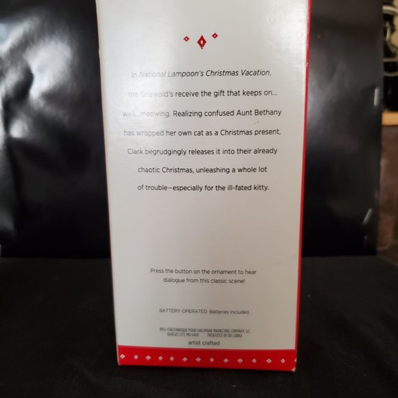 National Lampoon's Christmas Vacation "Meowy Christmas" With Sound - Picture 3 of 8